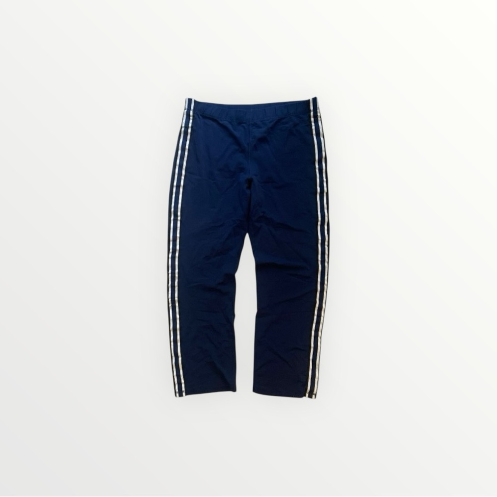 Vintage 1980s L.L. Bean Dark Blue Women’s Joggers with White Stripes Size M